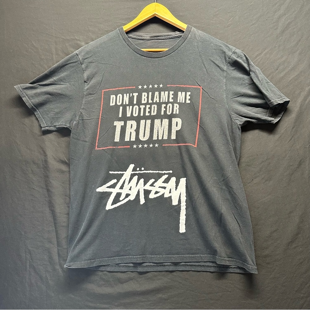 Custom Stussy Trump Shirt Men’s Small